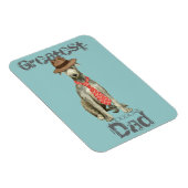 Scottish Deerhound Vater Magnet (Rechte Seite)