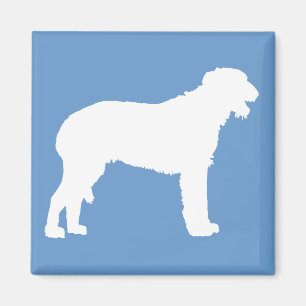 Scottish Deerhound (weiß) Magnet