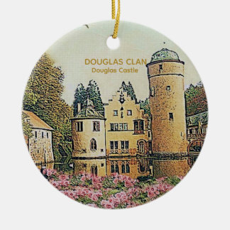 Scottish Douglas Clans Castle Christmas Keepake Keramik Ornament