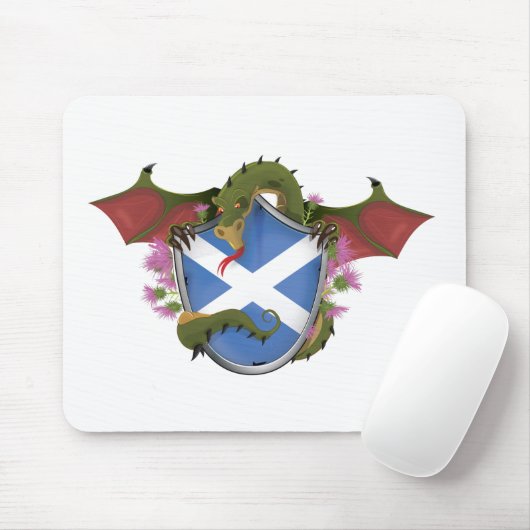 Scottish Dragon Mousepad (Mit Mouse)