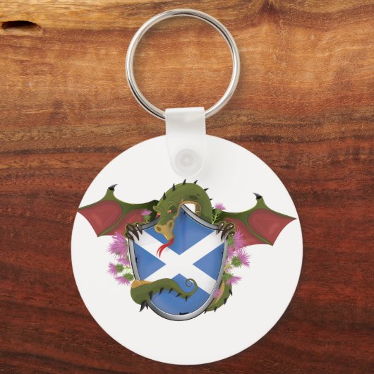 Scottish Dragon Schlüsselanhänger (Vorderseite)