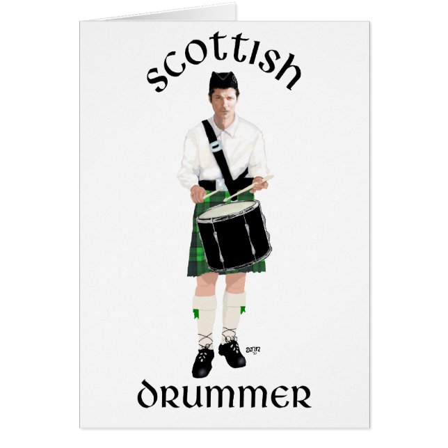 Scottish Drummer - Green Kilt (Vorne)