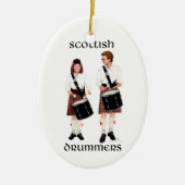 Scottish Drummers Keramik Ornament (Vorne)