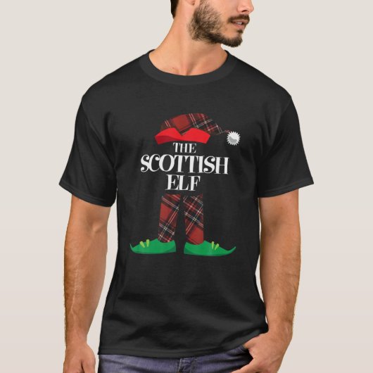 Scottish Elf Matching Group Familie Weihnachten Pa T-Shirt (Vorderseite)