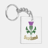 Scottish emblem thistle schlüsselanhänger (Vorderseite links)