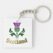 Scottish emblem thistle schlüsselanhänger (Rückseite)