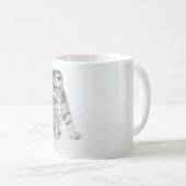 Scottish-Falten-Kätzchen Kaffeetasse (VorderseiteRechts)