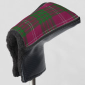 Scottish färbt Clan-CrawfordTartan kariert Golf Headcover (3/4 Vorderseite)