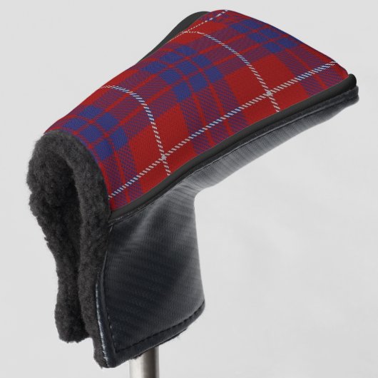 Scottish färbt Clan-HamiltonTartan kariert Golf Headcover (3/4 Vorderseite)