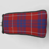 Scottish färbt Clan-HamiltonTartan kariert Golf Headcover (Vorderseite)