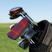 Scottish färbt Clan-HamiltonTartan kariert Golf Headcover (In Situ)