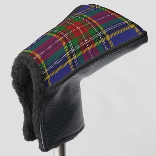 Scottish färbt Clan-MacbethTartan kariert Golf Headcover (3/4 Vorderseite)