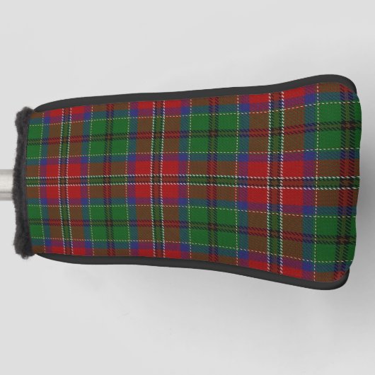 Scottish färbt Clan MacCulloch Tartan kariert Golf Headcover (Vorderseite)
