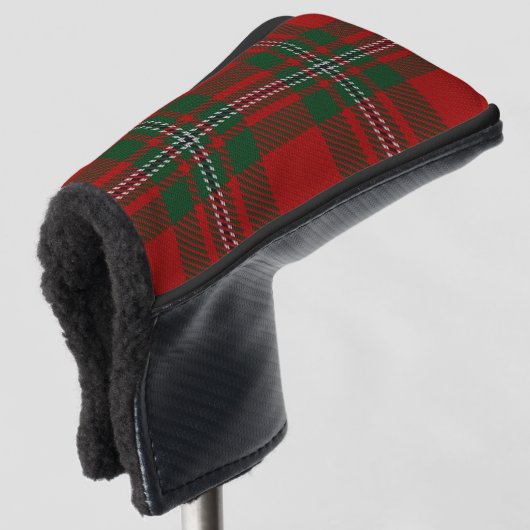 Scottish färbt Clan MacGregor Tartan kariert Golf Headcover (3/4 Vorderseite)