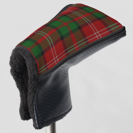 Scottish färbt Clan Nisbet Nesbitt Tartan kariert Golf Headcover (3/4 Vorderseite)