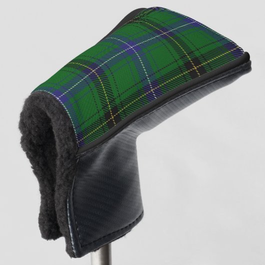 Scottish färbt ClanHendersonTartan kariert Golf Headcover (3/4 Vorderseite)
