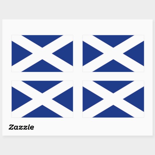 Scottish Flag Aufkleber (Blatt)