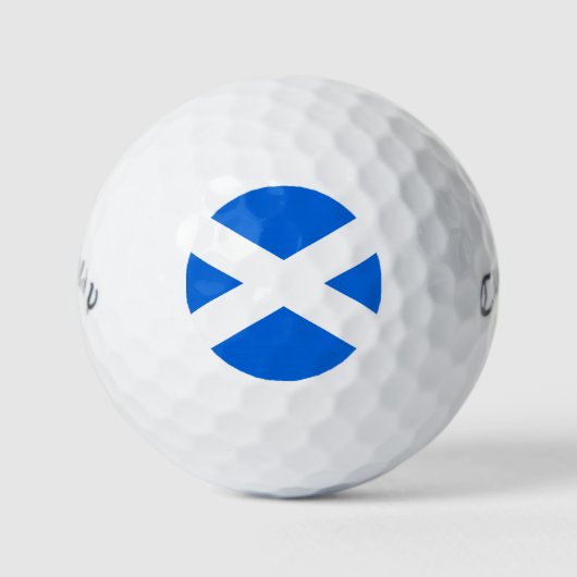 Scottish Flag cwb gbcnt Golfball (Vorderseite)