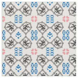 Scottish Flag & Lion Hearts, Scotland mode IND Stoff
