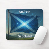 Scottish flag Mousepad (Mit Mouse)
