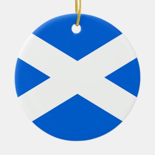 Scottish Flag orncn Keramik Ornament (Vorne)