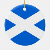 Scottish Flag orncn Keramik Ornament (Hinten)