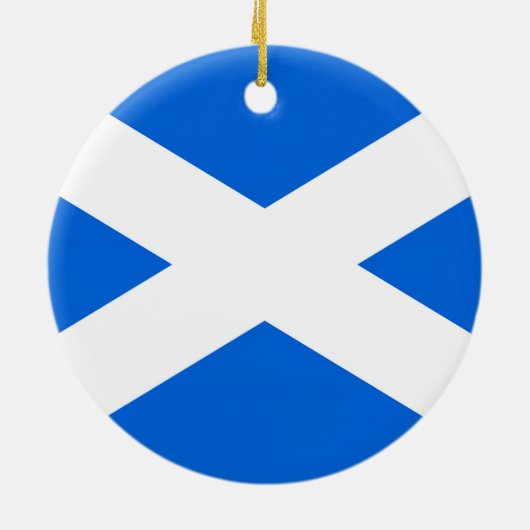 Scottish Flag orncn Keramik Ornament (Hinten)