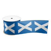 Scottish Flag Patriotic Ribbon, Schottland Satinband (Spule)