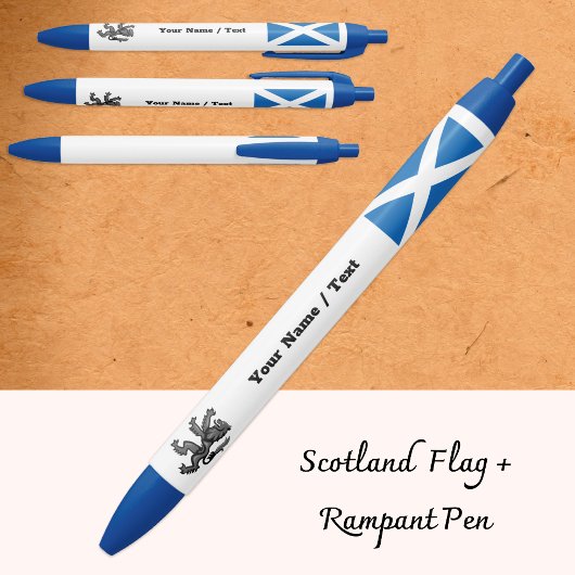 Scottish Flag Pen, Rampant, Schottland / Werbe- Kugelschreiber