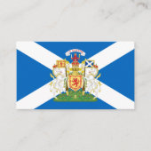 Scottish Flag & Royal Coat of Arms, Schottland Visitenkarte (Vorderseite)