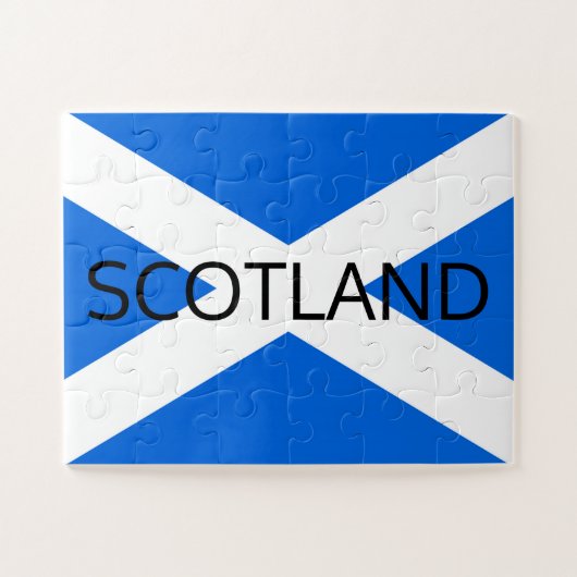 Scottish Flag Scotland 11x14 30pc jpcn Puzzle (Horizontal)
