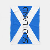 Scottish Flag Scotland fbcnt Fleecedecke (Vorderseite)