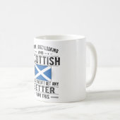 Scottish Flag Scotland Heritage Scottish Roots Kaffeetasse (VorderseiteRechts)