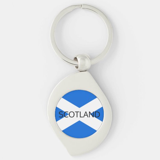 Scottish Flag Scotland kccnt Schlüsselanhänger (Vorderseite)