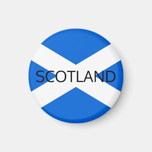 Scottish Flag Scotland Macn Magnet (Vorne)