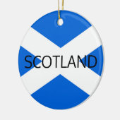 Scottish Flag Scotland orncn Keramik Ornament (Links)