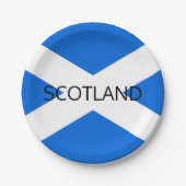 Scottish Flag Scotland ppcn Pappteller (Vorderseite)
