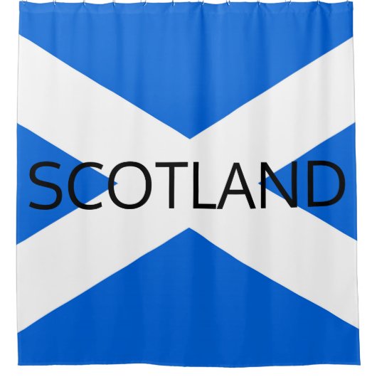 Scottish Flag Scotland scccnt Duschvorhang (Vorderseite)