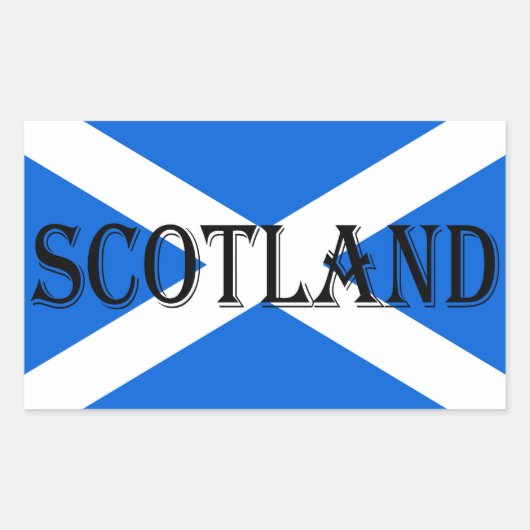 Scottish Flag Scotland Sticker arc1 (Vorderseite)
