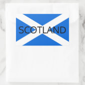 Scottish Flag Scotland STkt Rechteckiger Aufkleber (Tasche)