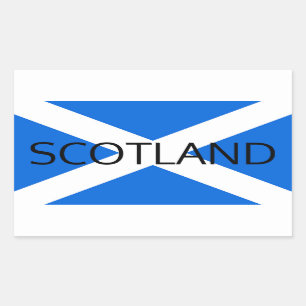 Scottish Flag Scotland STkt Rechteckiger Aufkleber