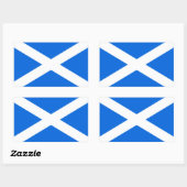 Scottish Flag Stkcc Rechteckiger Aufkleber (Blatt)