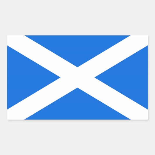 Scottish Flag Stkcc Rechteckiger Aufkleber (Vorderseite)