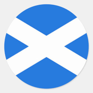 Scottish Flag Stkcc Runder Aufkleber