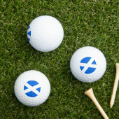 Scottish Flag va gbcnt Golfball (Insitu Gras)