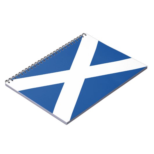 Scottish flagge Scotland Spiralnotebook Journal Notizblock (Linke Seite)