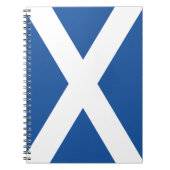 Scottish flagge Scotland Spiralnotebook Journal Notizblock (Vorderseite)