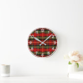 Scottish Flannel Runde Wanduhr (Zuhause)