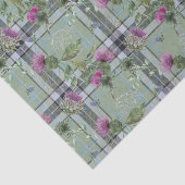 Scottish Floral and Tartan Series Design 15 Seidenpapier (Ausschnitt)