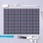 Scottish Floral and Tartan Series Design 26 Seidenpapier (Handwerk)